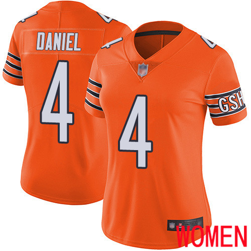 Chicago Bears Limited Orange Women Chase Daniel Alternate Jersey NFL Football 4 Vapor Untouchable